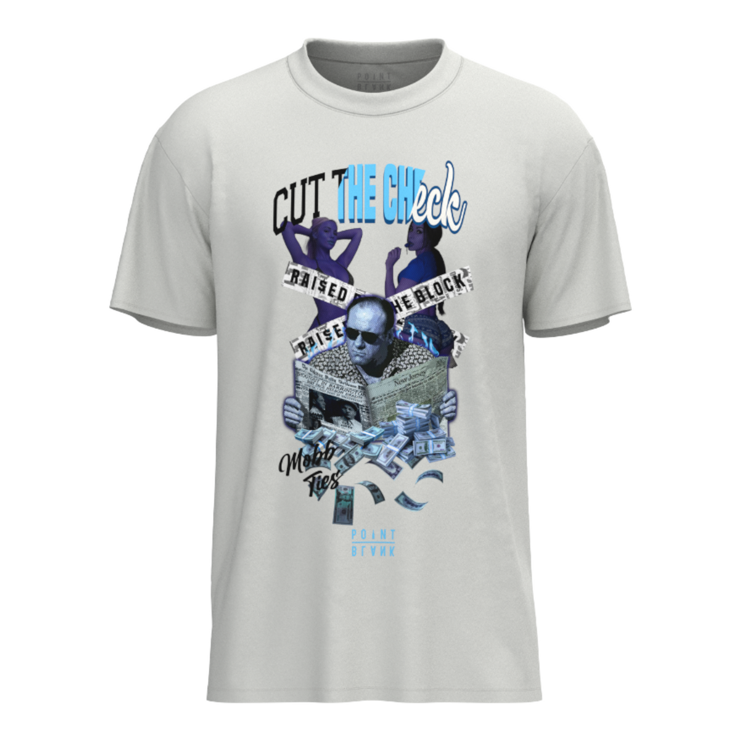 Cut The Check T-Shirt - White