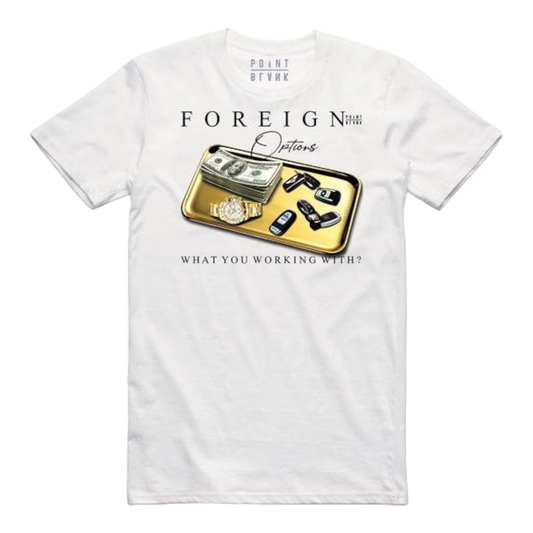 Foreign Options T-Shirt - White