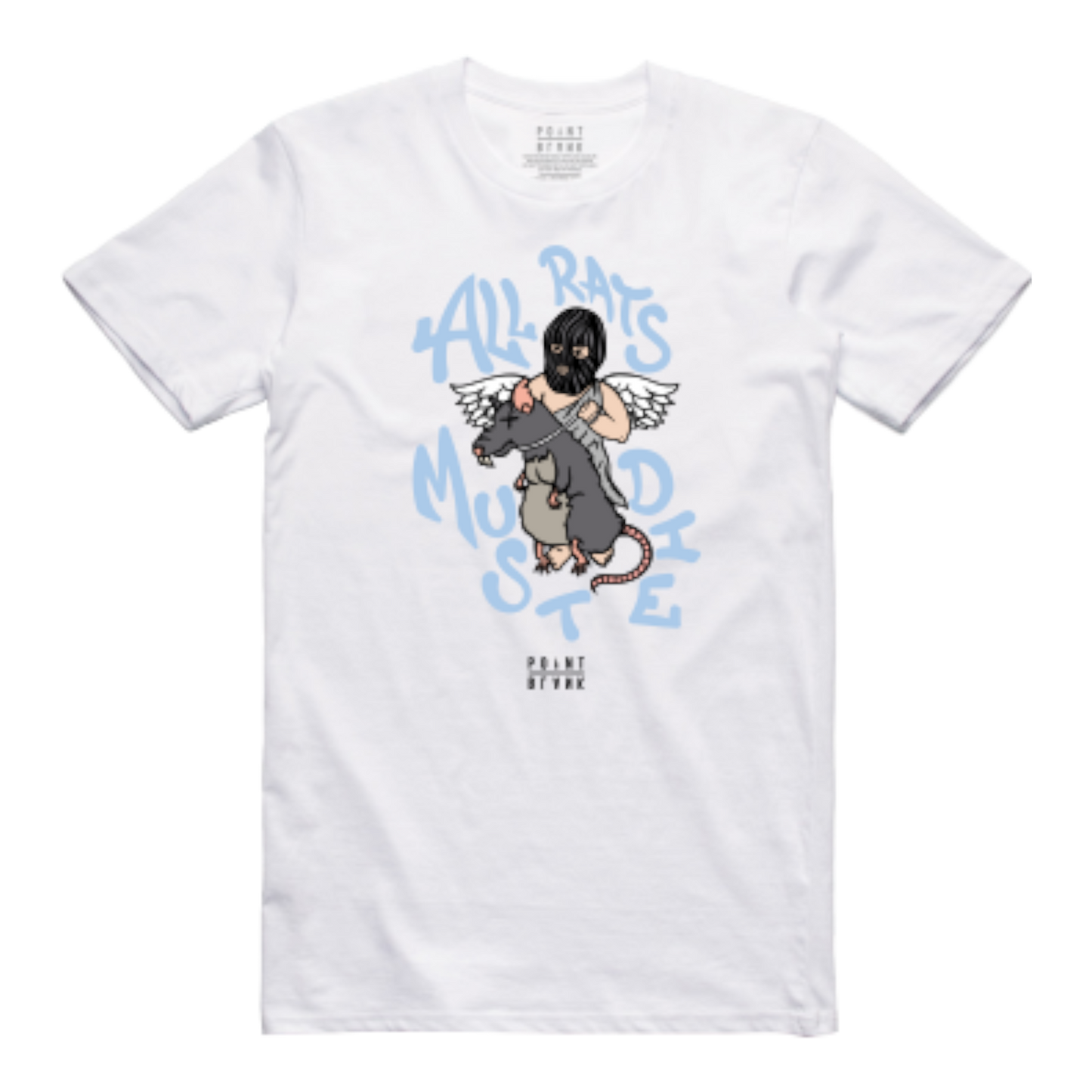 All Rats Must Die T-Shirt - White / Ice