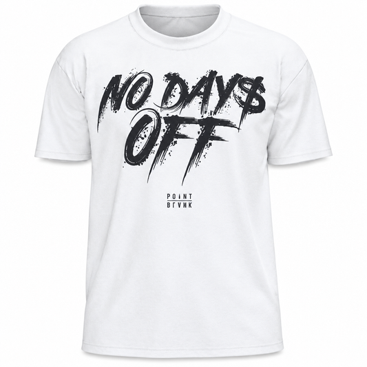No Days Off - White