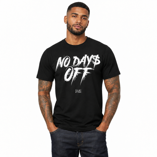 No Days Off - Black (on model)