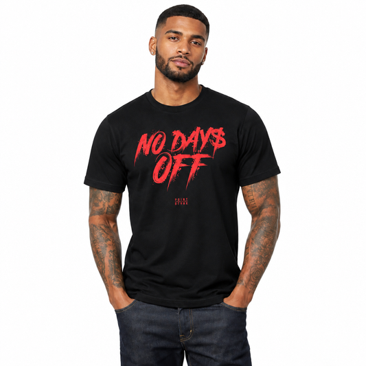No Days Off - Black (on model)
