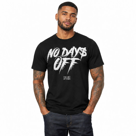 No Days Off - Black (on model)