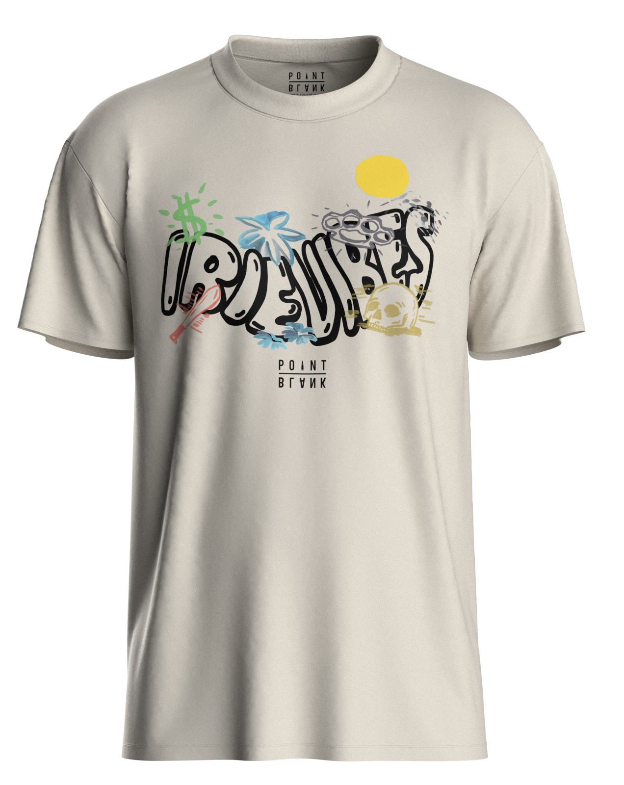 Irie Vibes T-Shirt - Natural