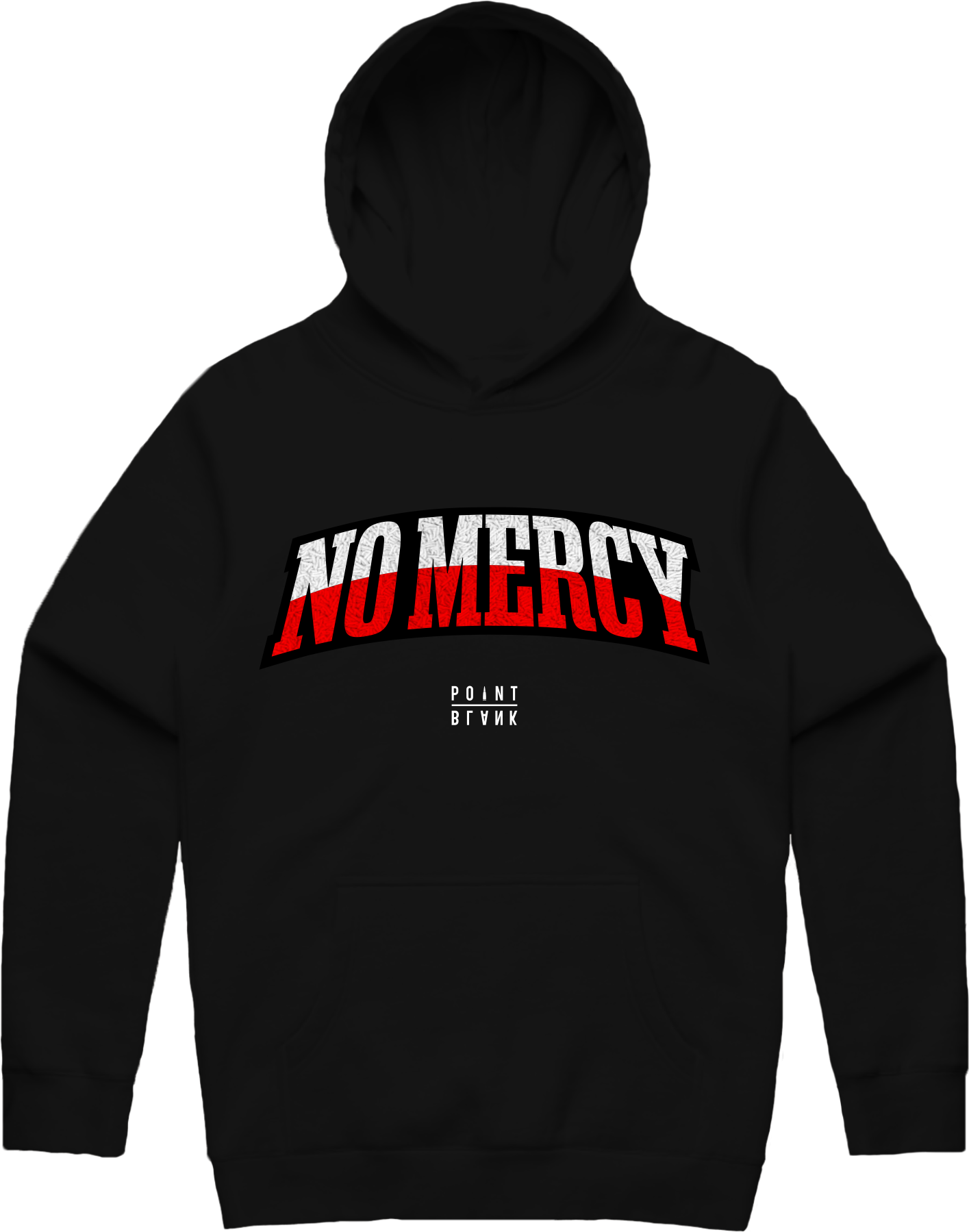 No Mercy Chenille Patch Hoodie (Black)