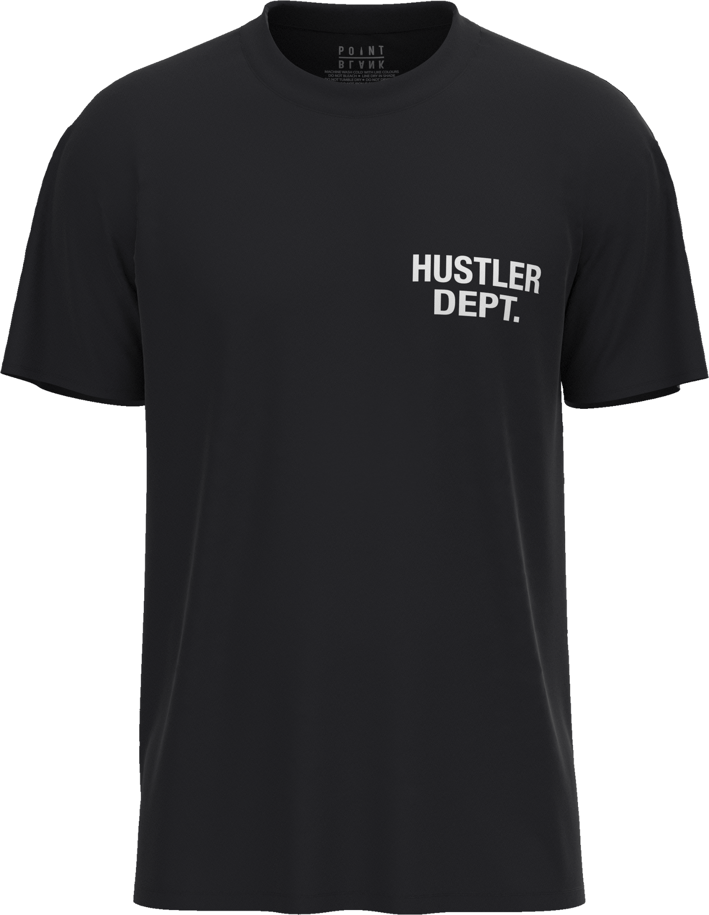 Hustler Dept. T-Shirt - Black – pointblankclothing
