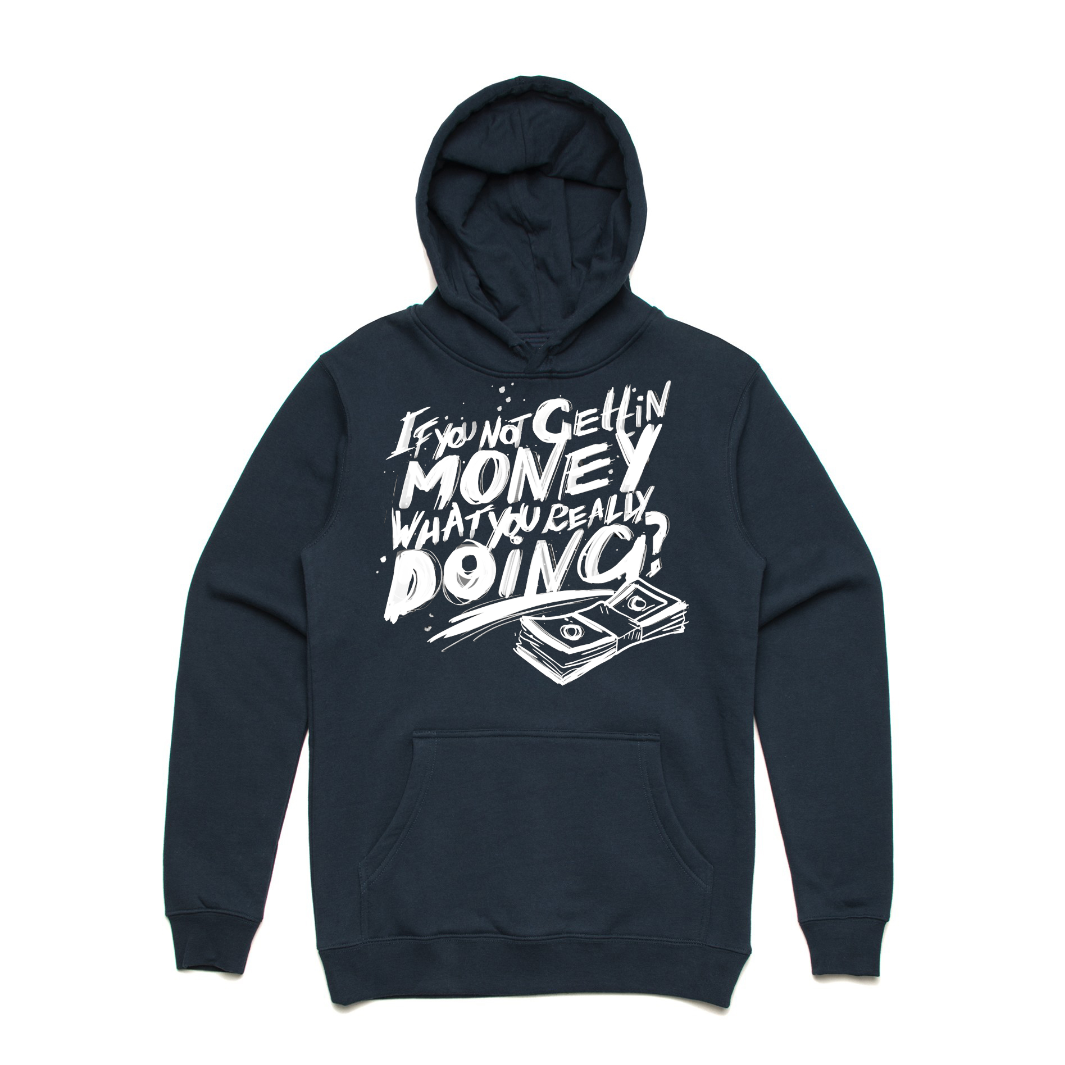 Get Money Hoodie - Navy Blue