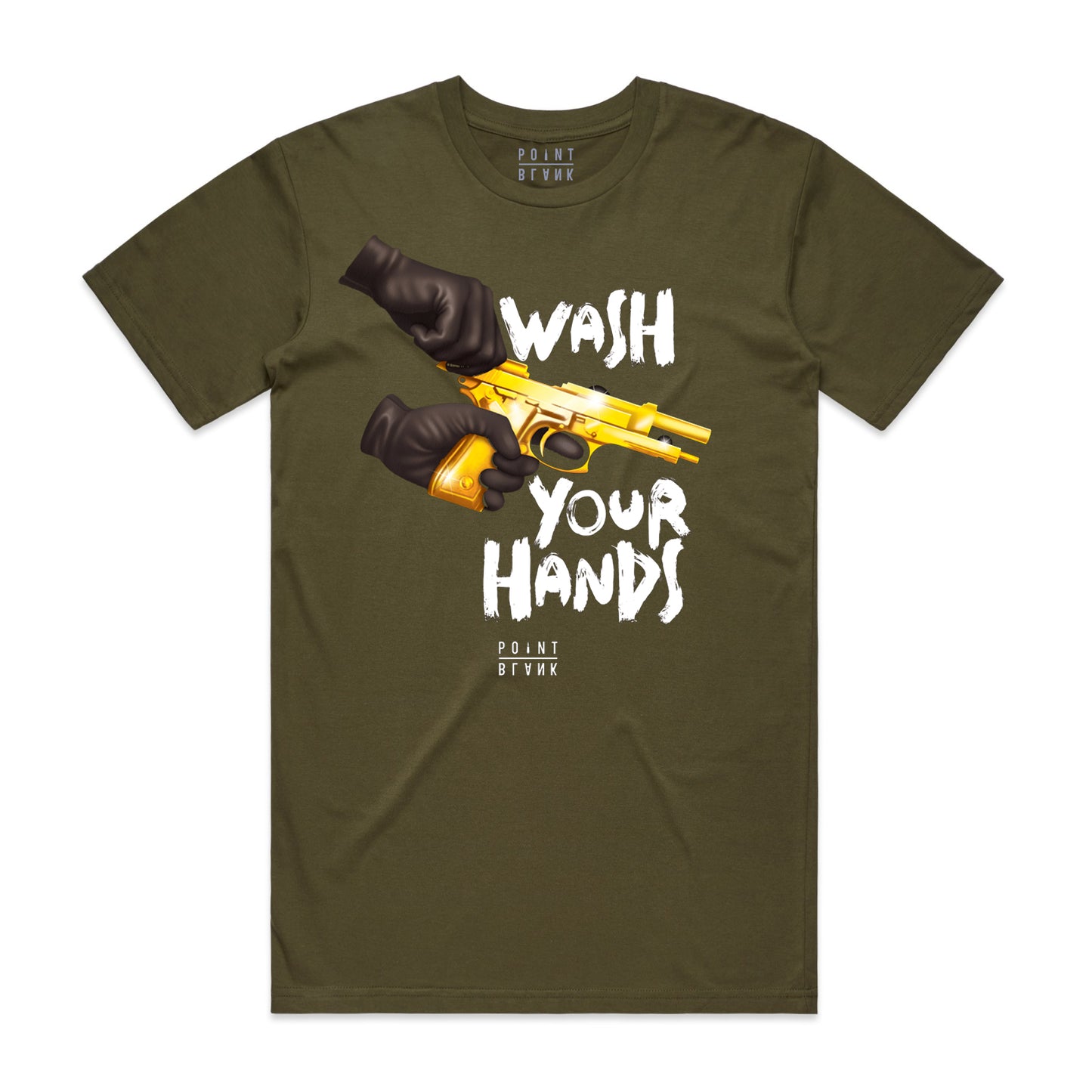 Wash Your Hands T-Shirt - Army