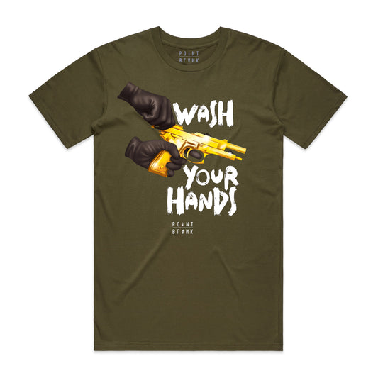 Wash Your Hands T-Shirt - Army