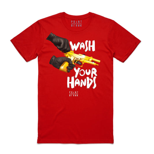Wash Your Hands T-Shirt - Red