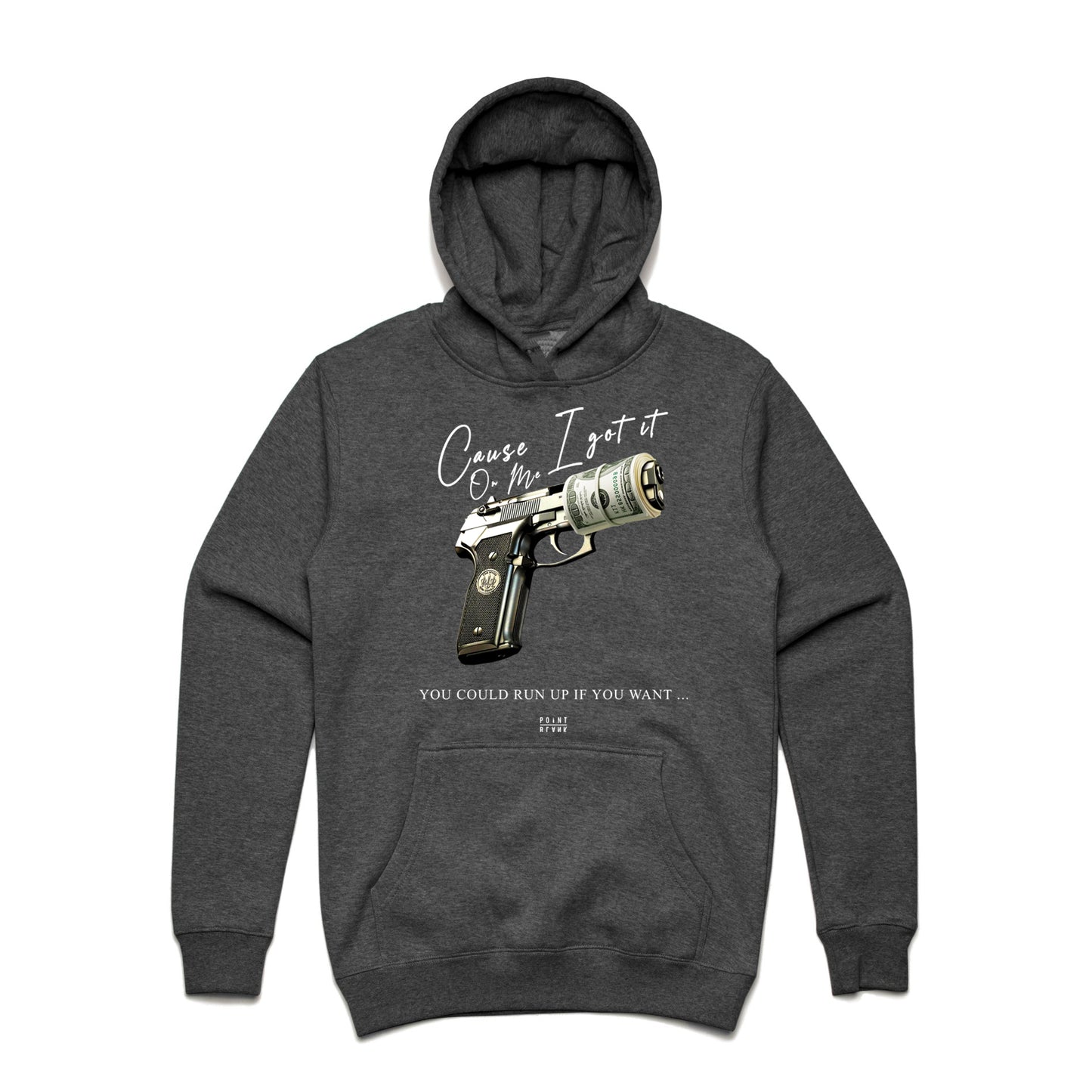 Got It On Me Hoodie - Charcoal