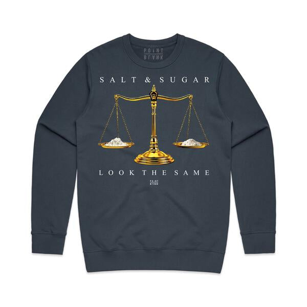 Salt Scale Crewneck Sweatshirt - Navy