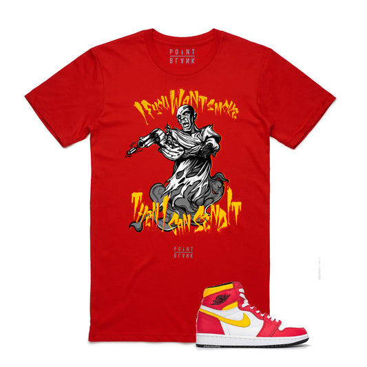 If You Want Smoke T-Shirt - Red