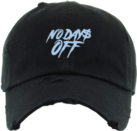 No Days Off Dad Cap - Black / Ice