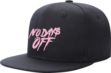 No Days Off Snap Back - Black / Pink