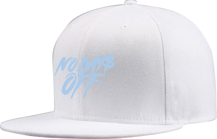 No Days Off Snap Back - White / Ice