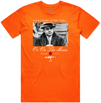 Table Manners T-Shirt - Orange