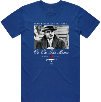 Table Manners T-Shirt - Royal Blue