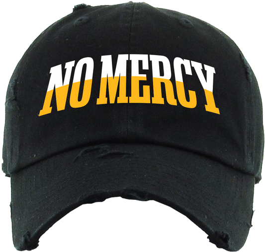 No Mercy Dad Cap - Black / Gold / White