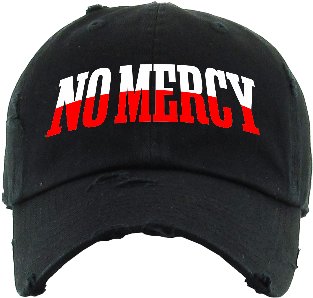 No Mercy Dad Cap - Black / Red / White