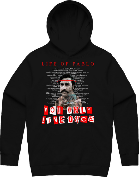 You Only Live Once LOP Hoodie - Black