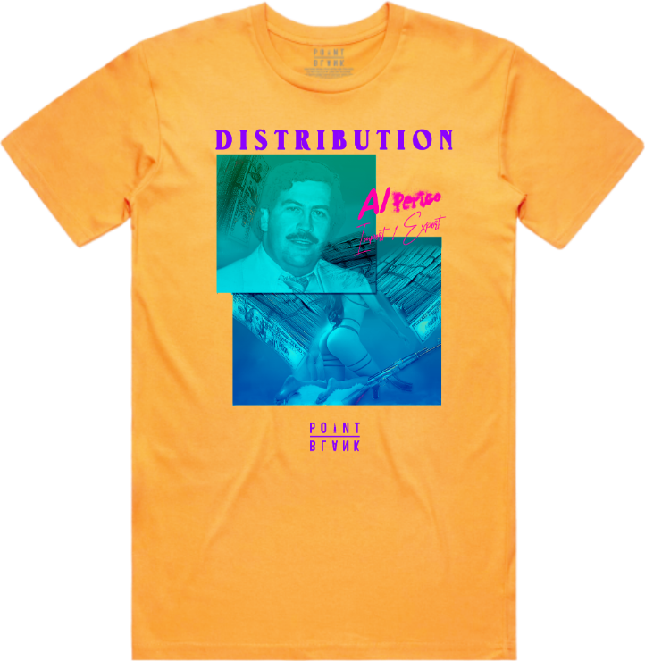 Distribution Colombian T-Shirt - Gold