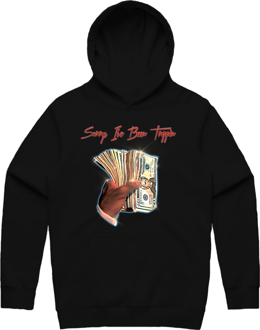 Sorry I've Been Trappin Hoodie - Black