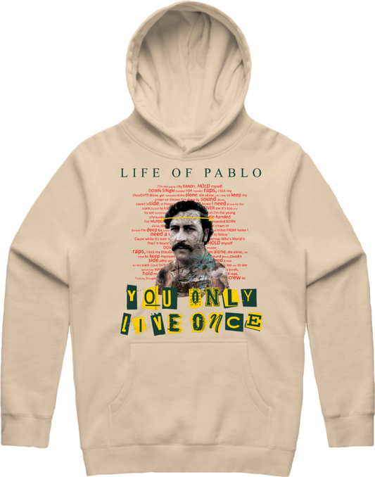 You Only Live Once LOP Hoodie - Dust