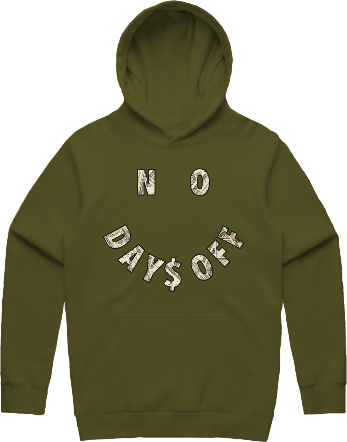 Smiley NDO Hoodie - Olive