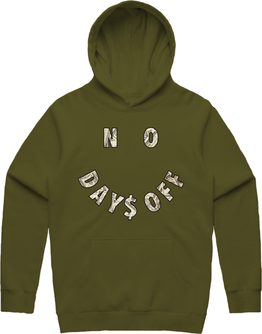 Smiley NDO Hoodie - Olive