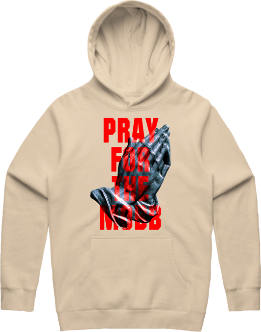 Pray For The Mobb Hoodie - Natural