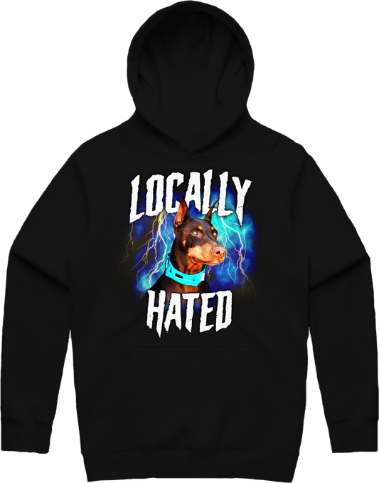 Locally Hated Hoodie - Black