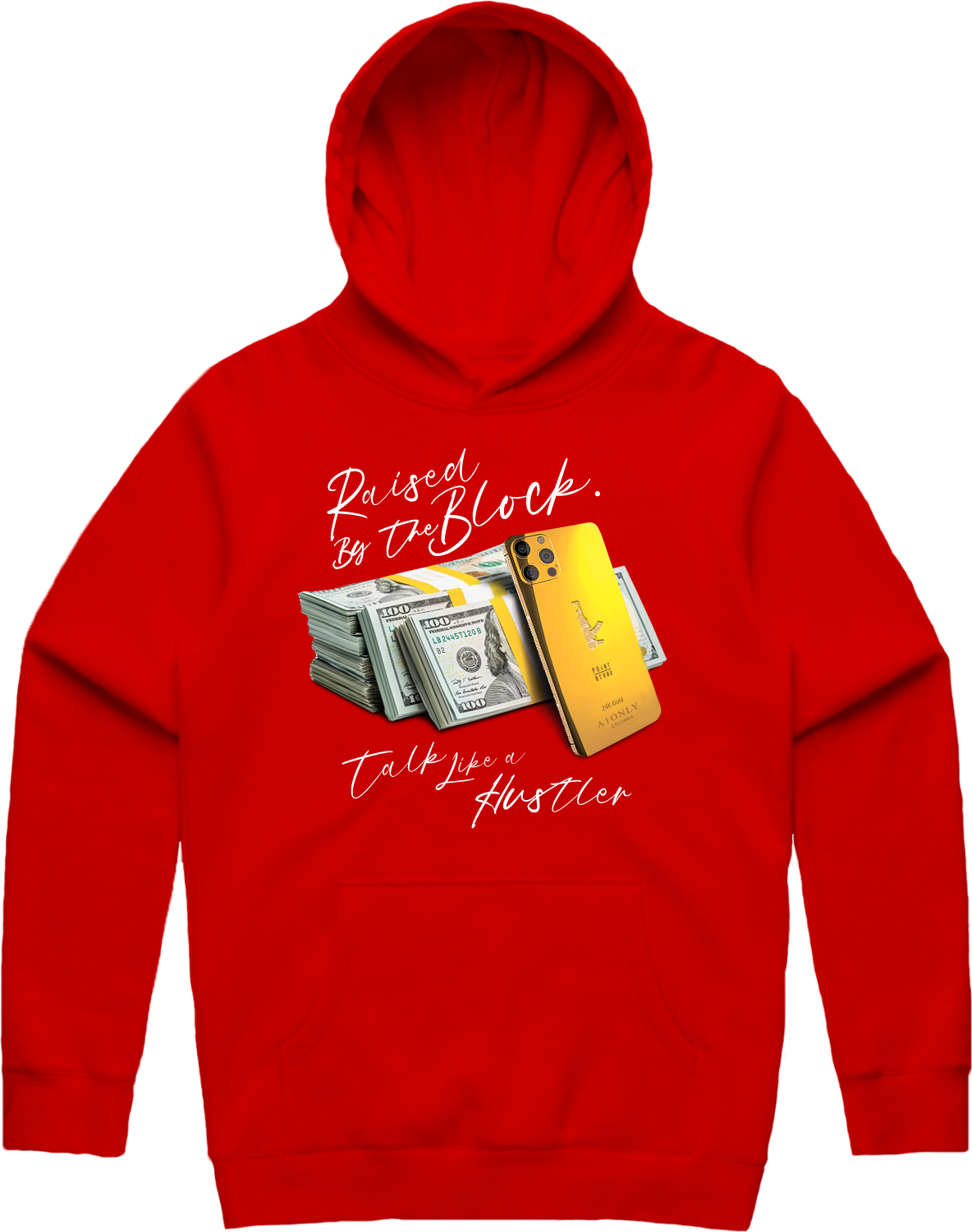 Hustle Talk Hoodie - Red