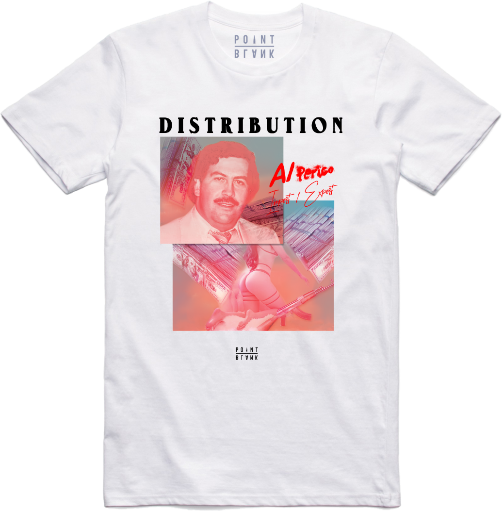 Distribution Colombian T-Shirt - White