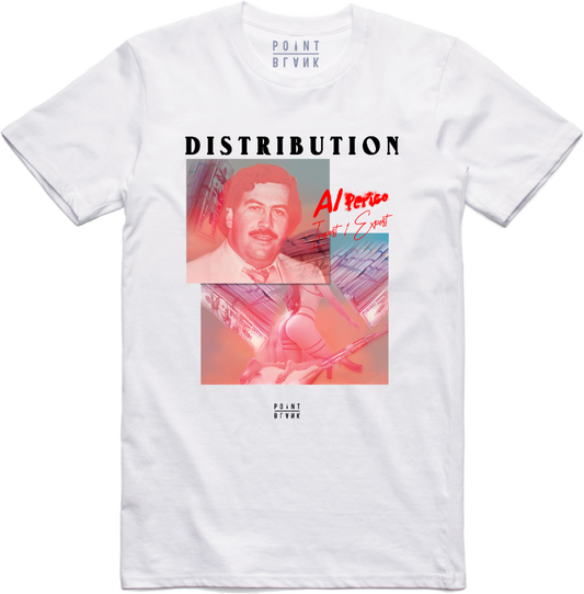 Distribution Colombian T-Shirt - White