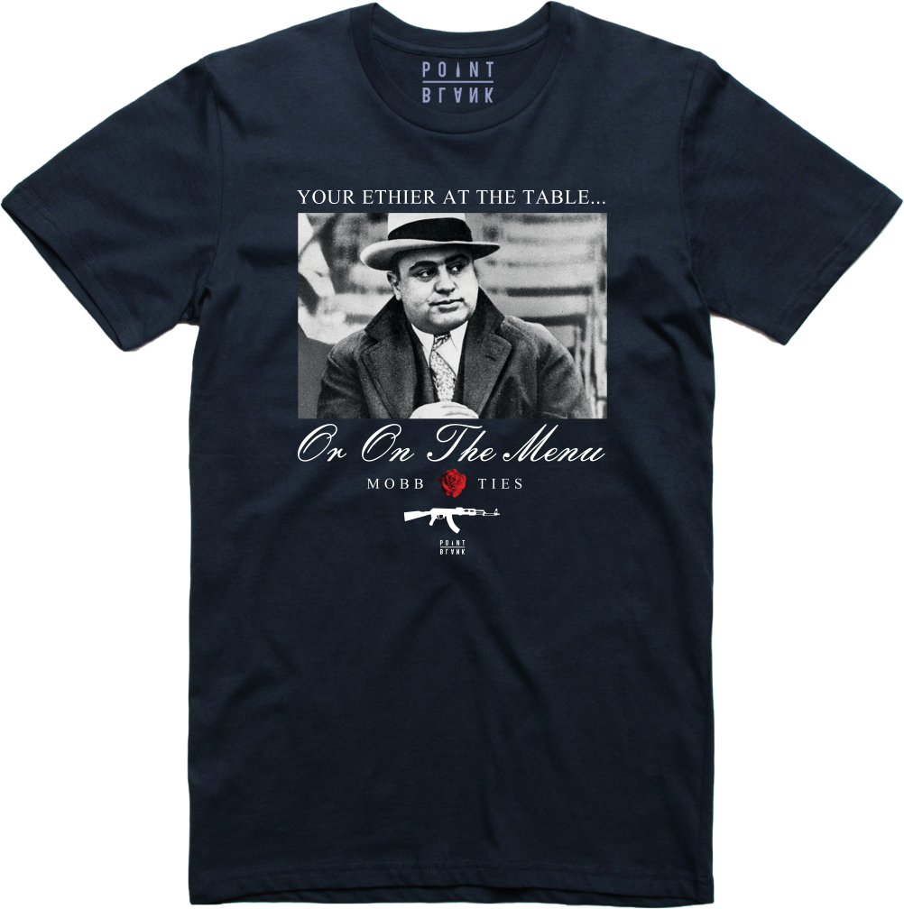 Table Manners T-Shirt - Navy