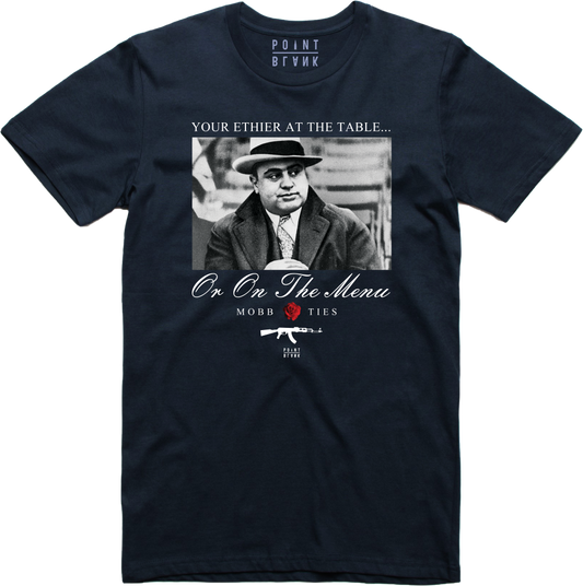 Table Manners T-Shirt - Navy