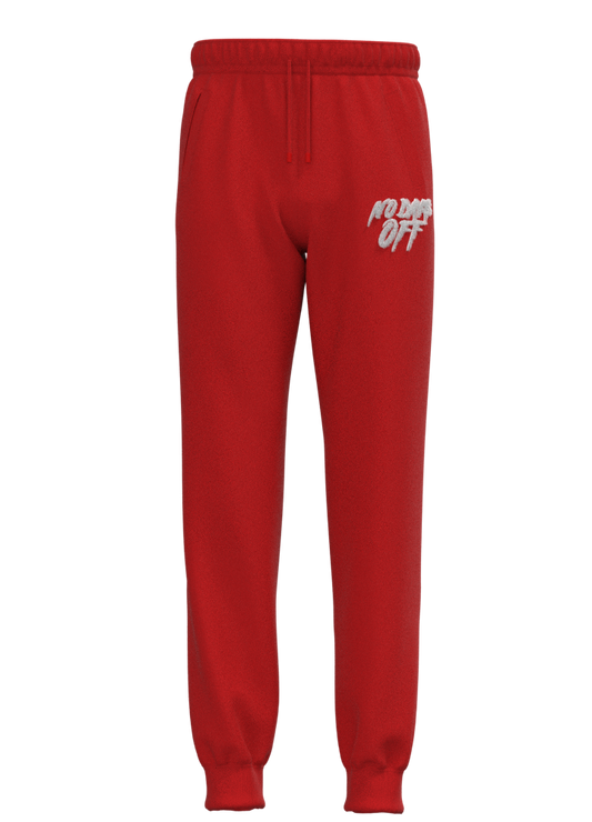 No Days Off Chenille Pants (Red)