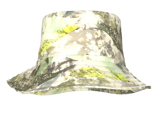 Neon Jungle Bucket Hat - Neon Lime