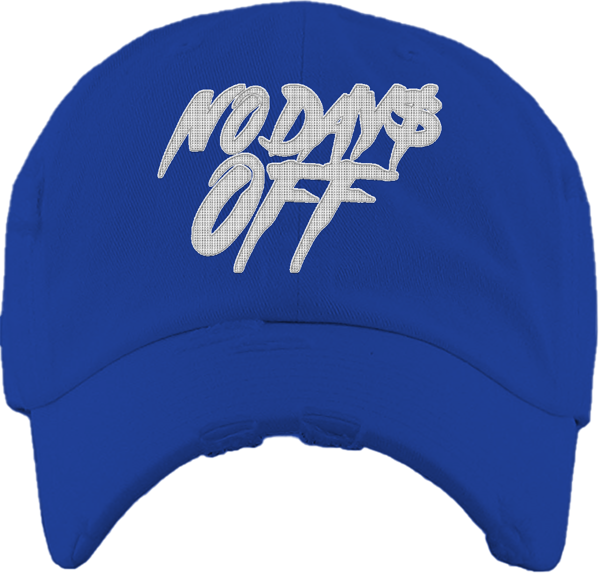 No Days Off Dad Cap - Royal