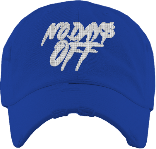 No Days Off Dad Cap - Royal