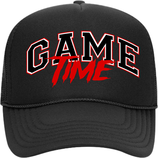 Game Time Trucker Hat - Black