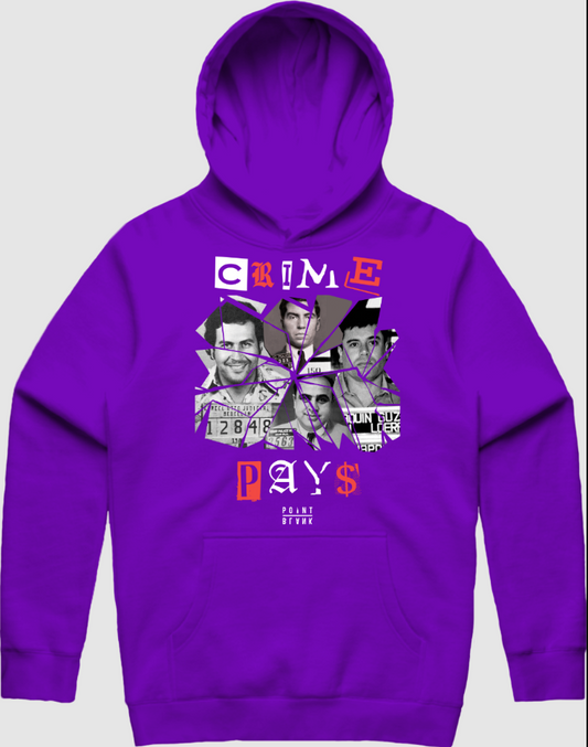 Broken Glass Hoodie - Purple