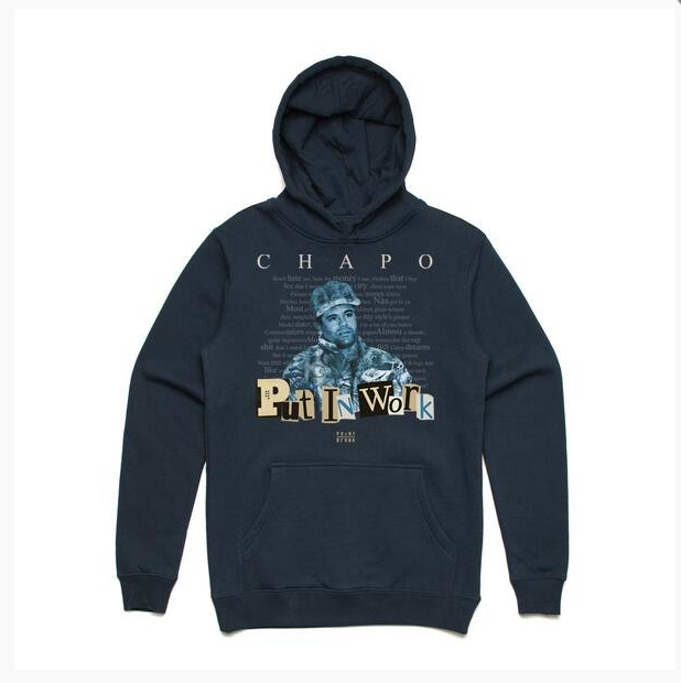 Chapo Hoodie - Navy Blue