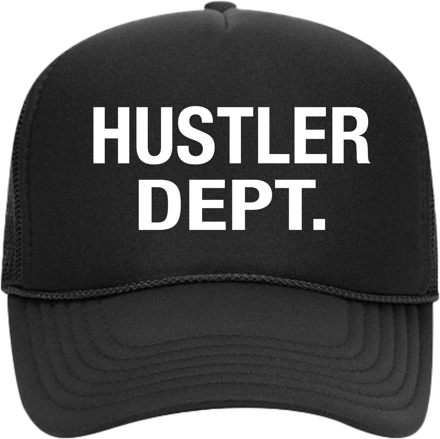 Hustler Dept. Trucker Cap - Black