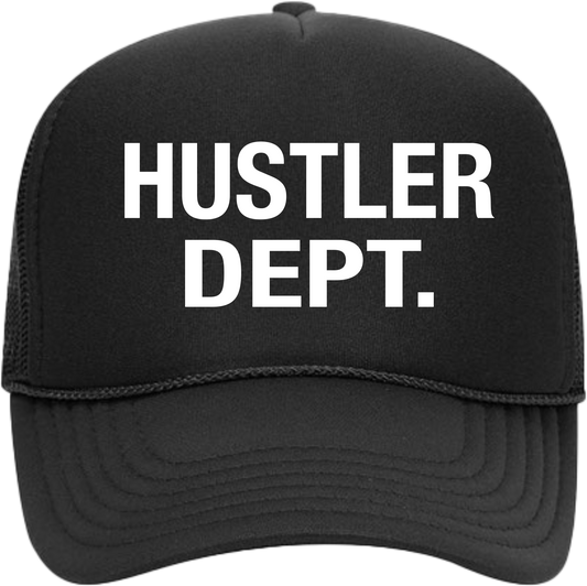 Hustler Dept. Trucker Cap - Black