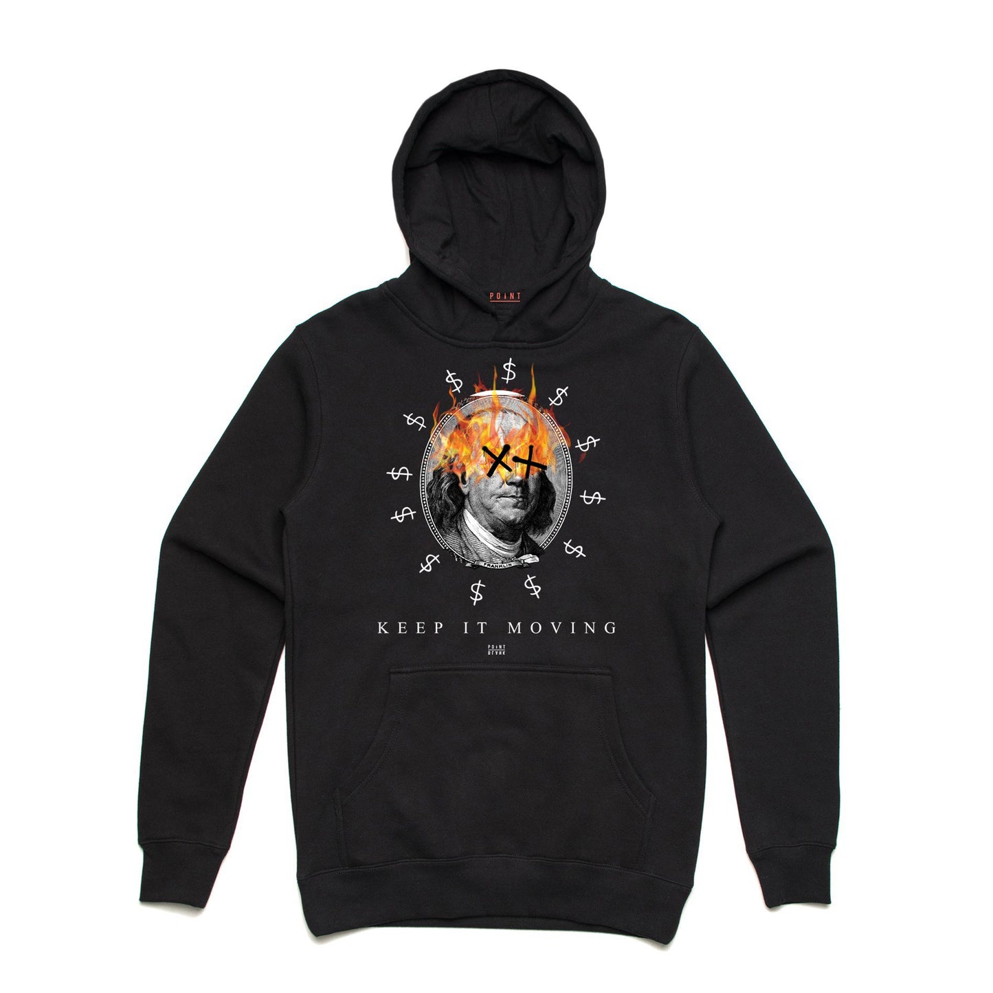 Keep It Moving Benjamin Hoodie - Black