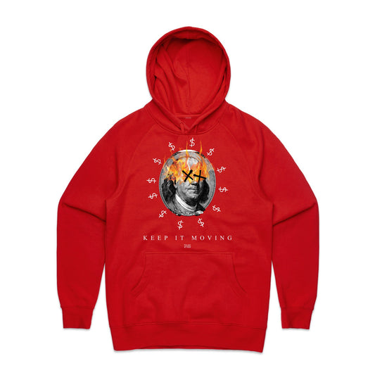 Keep It Moving Benjamin Hoodie - Red