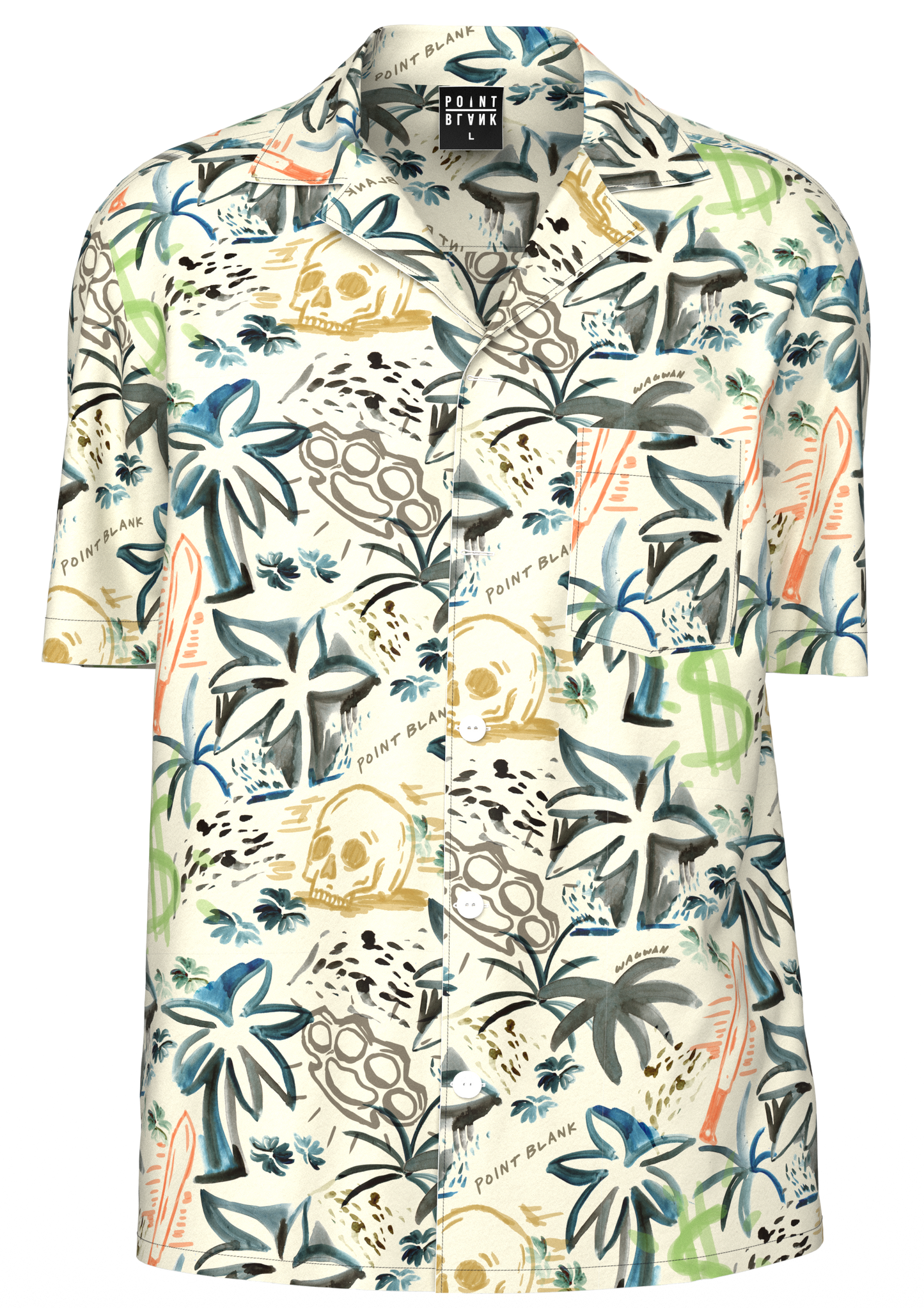 Wagwan Brotha Resort Shirt - Natural