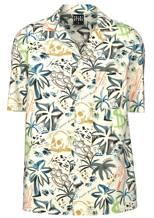 Wagwan Brotha Resort Shirt - Natural